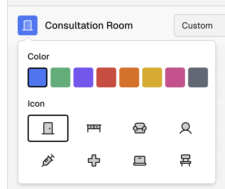 Resource colour picker